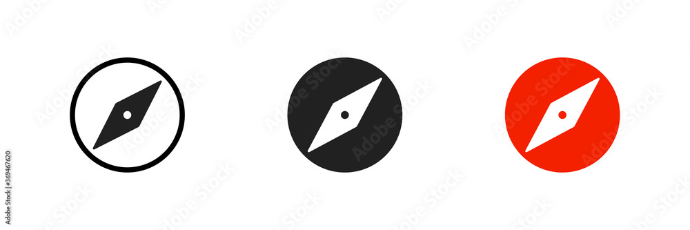 Сompass set icon. World button graphic. Modern simple vector. Web isolated Сompass set icon. World button graphic. Modern simple vector. Web isolated