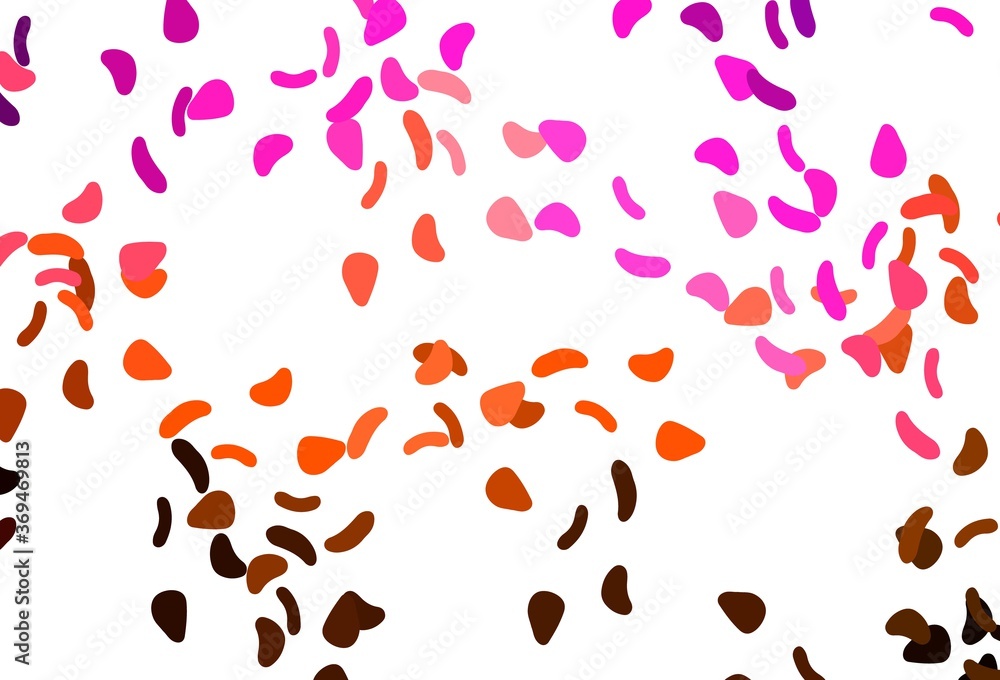 Light Pink, Yellow vector template with memphis shapes. Light Pink, Yellow vector template with memphis shapes.