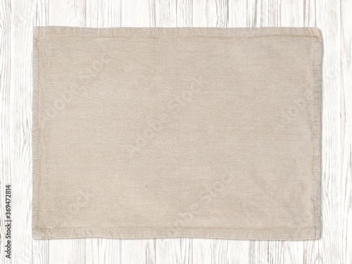 Asian placemat on a white table