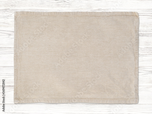 Asian placemat on a white table