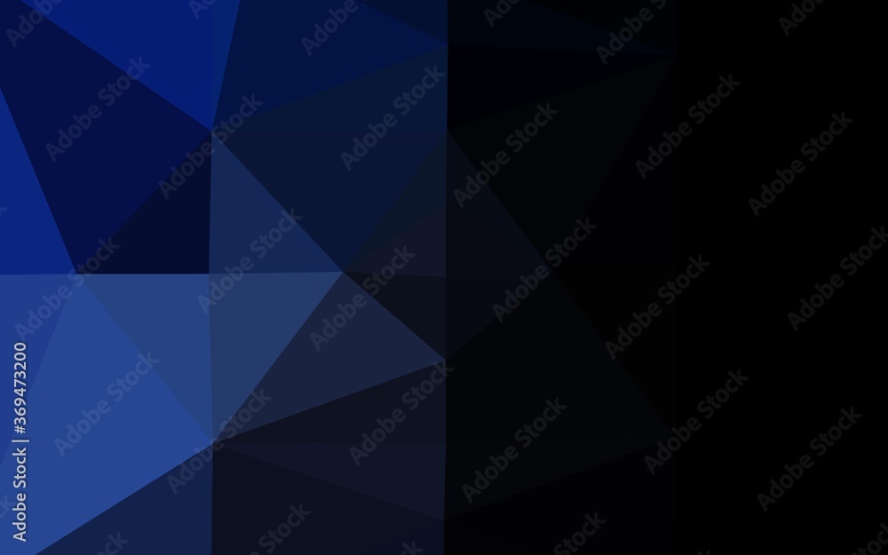 Dark BLUE vector shining triangular template. A vague abstract illustration with gradient. Template for your brand book. Dark BLUE vector shining triangular template. A vague abstract illustration with gradient. Template for your brand book.