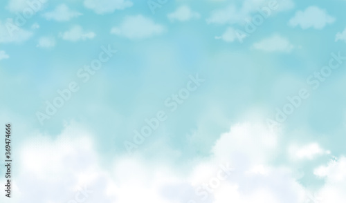 空の背景イラスト素材　
