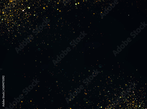 Fotografie glitter vintage lights background. defocused