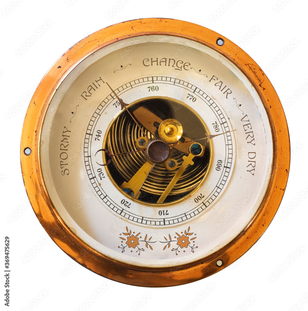 Hot summer or heat wave,barometer showing sunny weather and high amtospheric pressure, global warming concept Hot summer or heat wave,barometer showing sunny weather and high amtospheric pressure, global warming concept