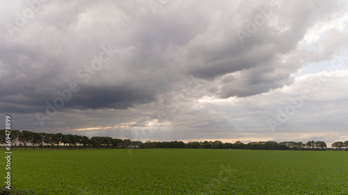 Jacobs ladder near the town of Sleen, The Netherlands