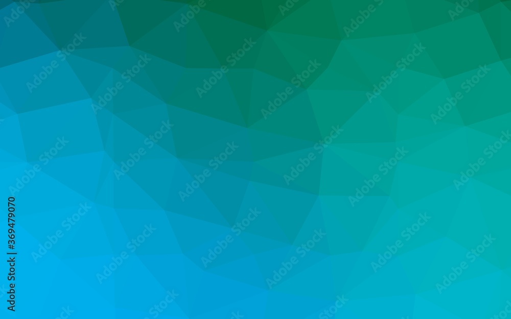 Light Blue, Green vector triangle mosaic cover. A vague abstract illustration with gradient. The best triangular design for your business. Light Blue, Green vector triangle mosaic cover. A vague abstract illustration with gradient. The best triangular design for your business.