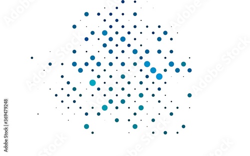 Light Blue  Green vector cover with spots. Blurred decorative design in abstract style with bubbles. Design for business adverts.