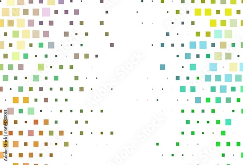 Light Multicolor, Rainbow vector background with rectangles.
