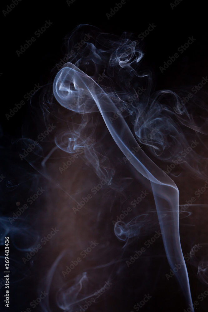 Smoke motion on black background. Smoke motion on black background.
