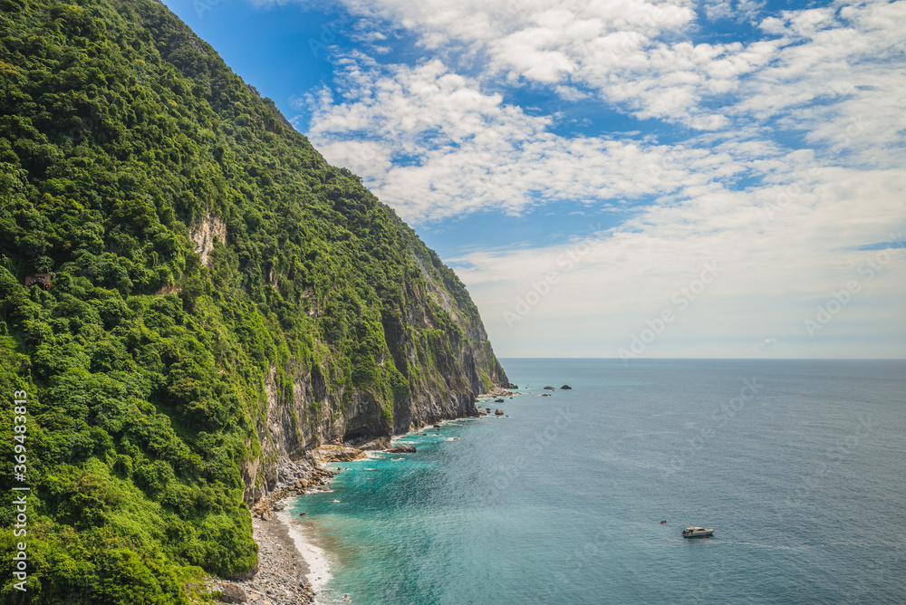 landscape of Qingshui Cliff in Hualien, Taiwan