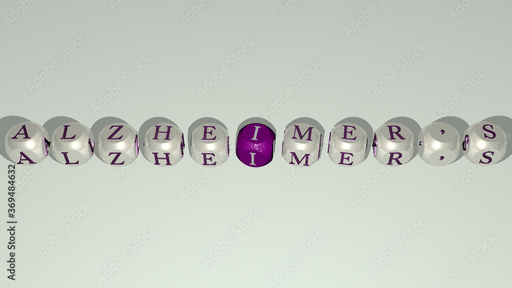 crosswords of ALZHEIMER’S arranged by cubic letters on a mirror floor, concept meaning and presentation crosswords of ALZHEIMER’S arranged by cubic letters on a mirror floor, concept meaning and presentation