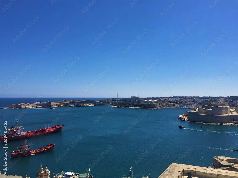 Grand Harbour Port, Valetta, Malta