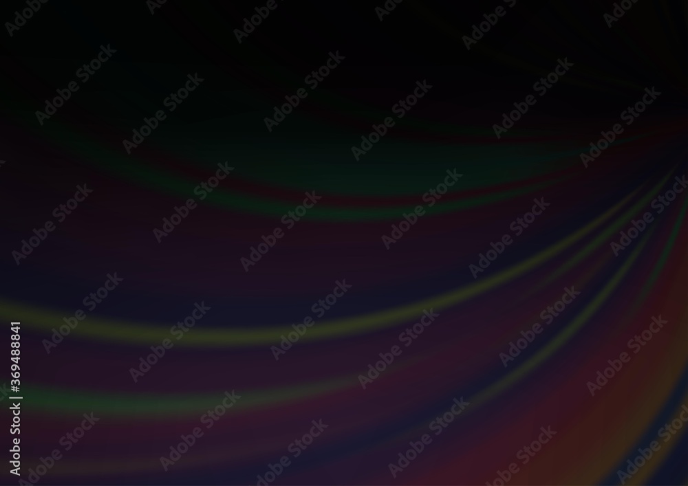 Fototapeta premium Dark Silver, Gray vector abstract background. Colorful abstract illustration with gradient. A completely new template for your design.