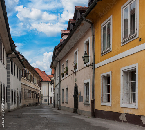 narrow street in the old town