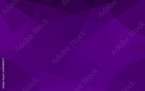 Dark Purple vector abstract polygonal cover. Glitter abstract illustration with an elegant design. A new texture for your design.