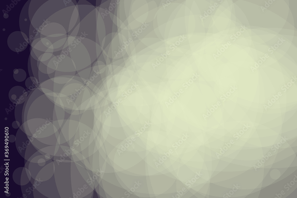 Fototapeta premium Isolated comic texture with overlapping bubbles gradually increasing in size with soft edges
