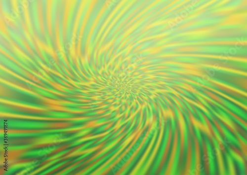 Light Green  Yellow vector blurred and colored background. A vague abstract illustration with gradient. A completely new design for your business.