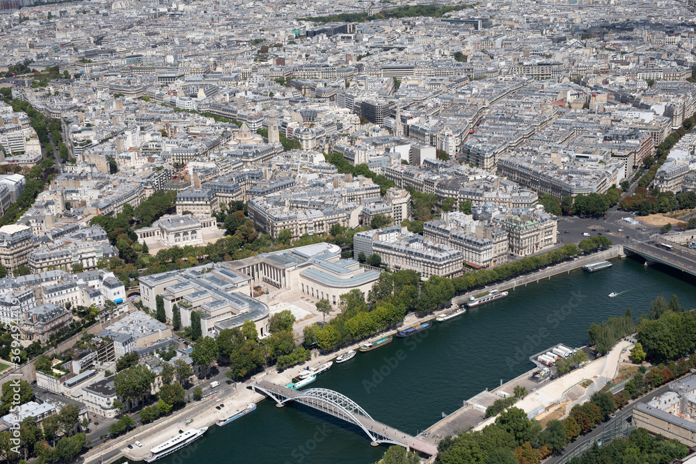 Panoramic view of Paris France