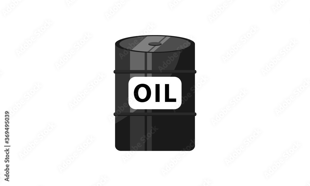 Oil barrel icon isolated on white background. Vector illustration. Oil barrel icon isolated on white background. Vector illustration.