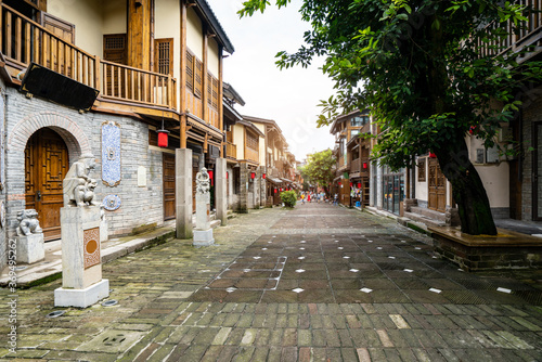 Streets of Nanshan ancient town in Chongqing, China © onlyyouqj