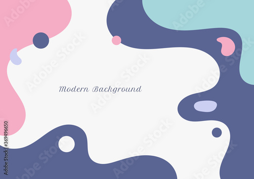Abstract modern fluid paste...
