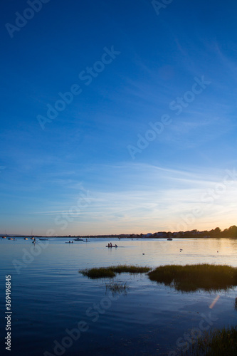 Sunset at Christchurch Harbour