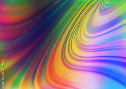 Light Multicolor, Rainbow vector glossy bokeh pattern. Colorful illustration in blurry style with gradient. The elegant pattern for brand book.