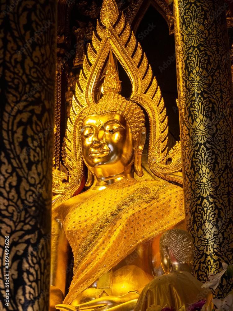 golden buddha statue in thailand