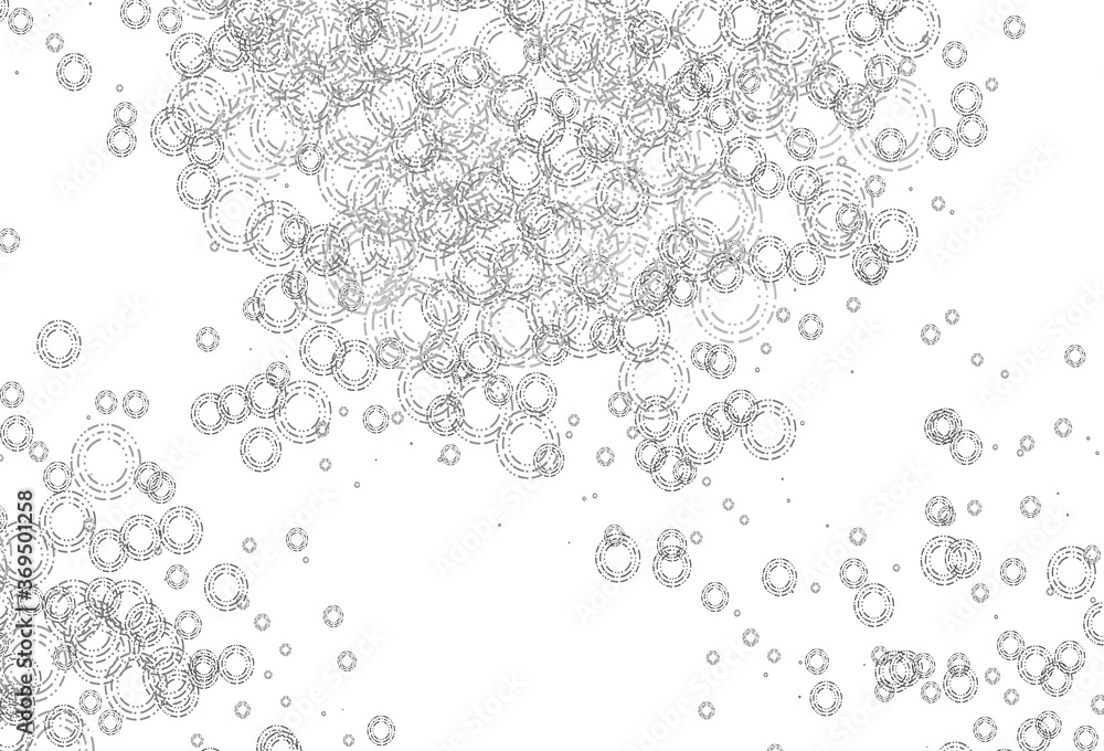 Light Silver, Gray vector layout with circle shapes. Light Silver, Gray vector layout with circle shapes.
