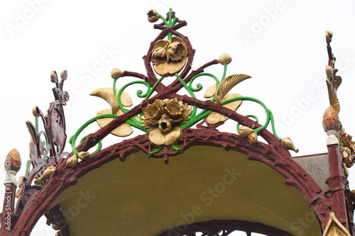 Roof decorations on a pagoda