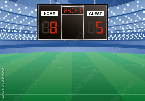 tournament scoreboard digital isolated icon