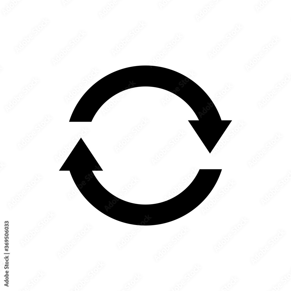 Rotation Arrow Icon Vector Illustration Rotation Arrow Icon Vector Illustration