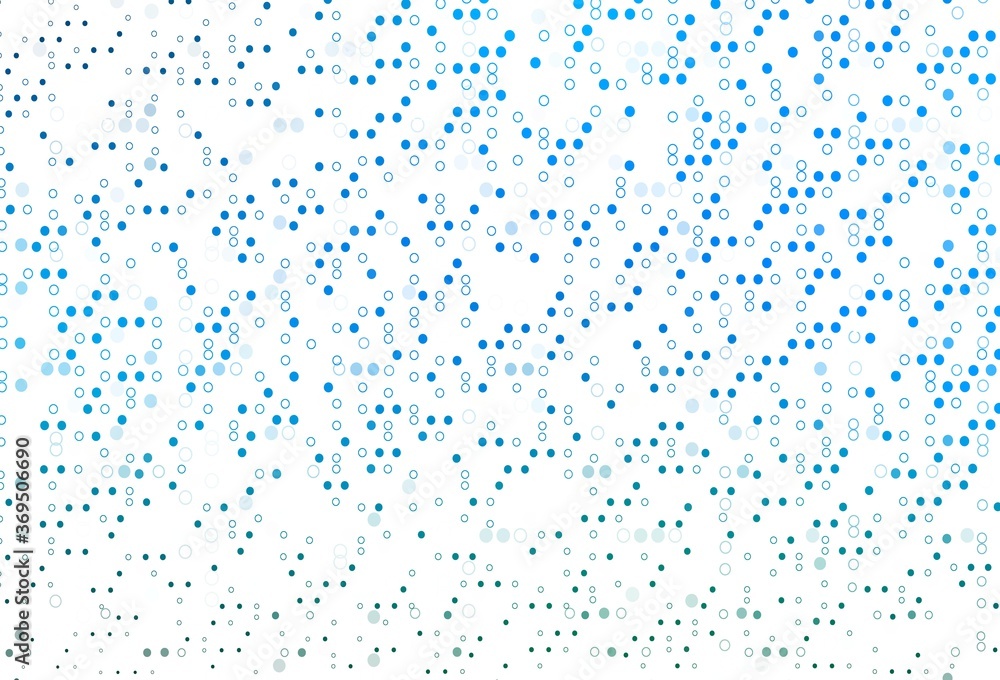 Light BLUE vector layout with circle shapes. Light BLUE vector layout with circle shapes.