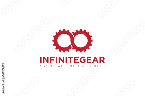 modern gear service logo, icon, symbol, vector illustration