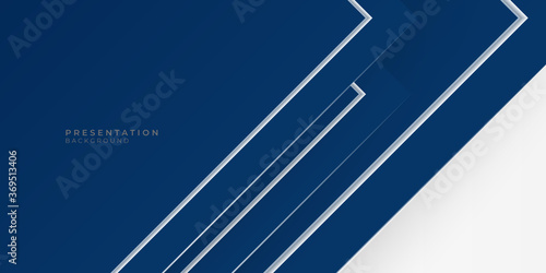 Blue white abstract presentation background