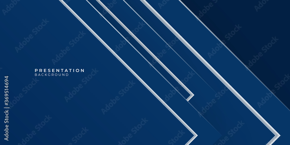 Blue abstract presentation background with white triangles lines Blue abstract presentation background with white triangles lines