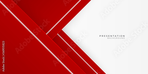 Abstract white red background