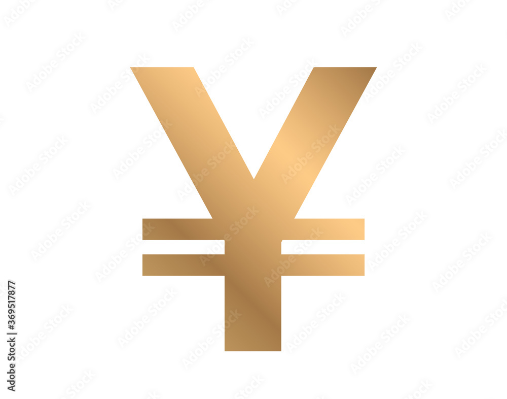Gold Japanese Yen symbol. Japanese currency. Gold yen icon. Yen icon. Gold Japanese Yen symbol. Japanese currency. Gold yen icon. Yen icon.