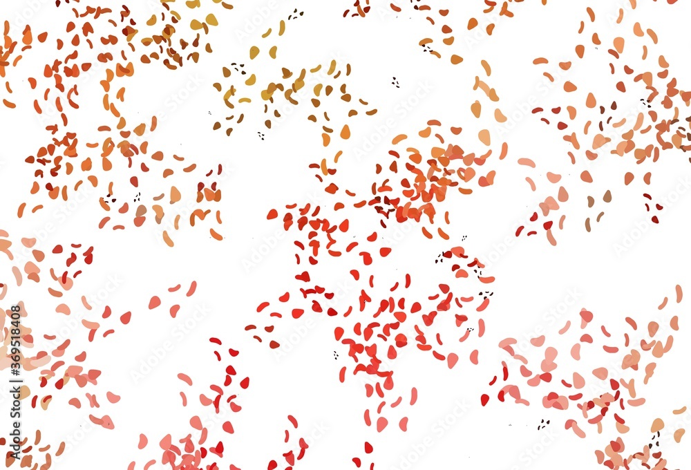 Light Green, Red vector pattern with chaotic shapes. Light Green, Red vector pattern with chaotic shapes.