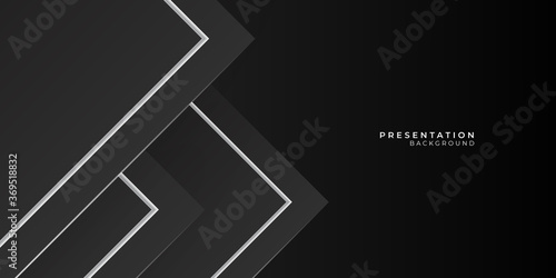 Dark black neutral abstract background for presentation design