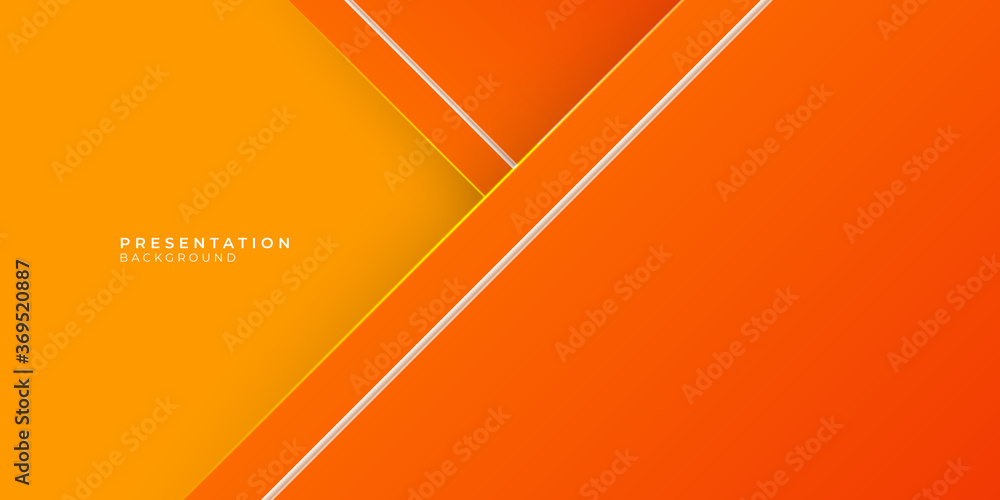 Warm tone and orange color background abstract art vector presentation ...