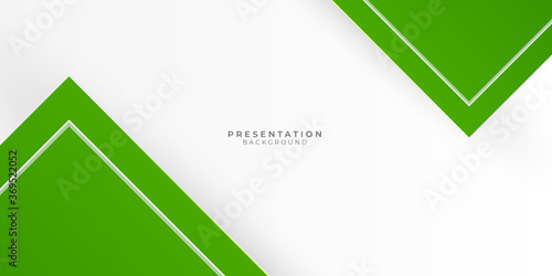 Free Download Green white abstract presentation background - GFXLoad