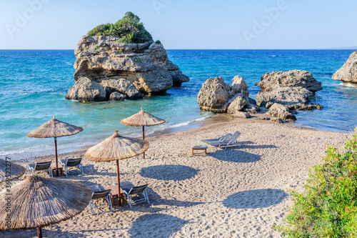 Tableau sur toile Scenic Porto Zorro sandy beach