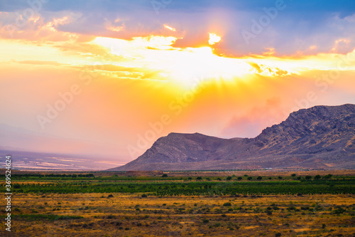 a view of noravank mountains from the monestry, Armenia photo