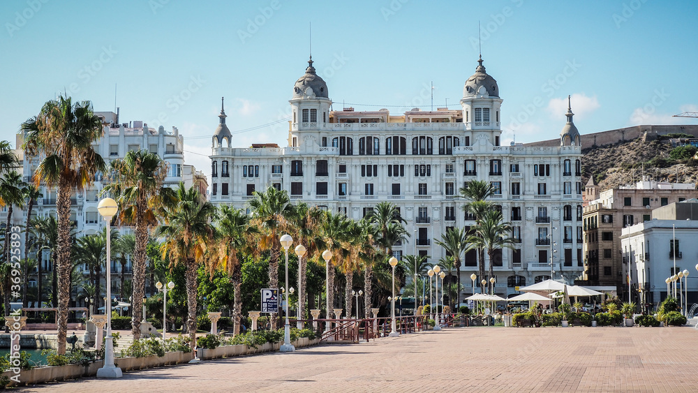 Naklejka premium Alicante is a port city on Spain’s southeastern Costa Blanca.
