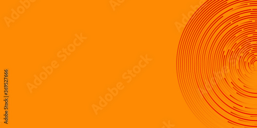 Minimal orange circle gradient background gradient, abstract creative scratch digital background, modern landing page concept vector.