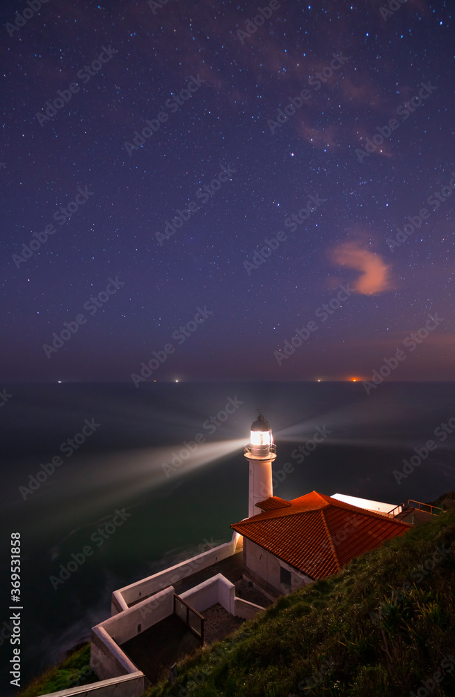 El Pescador Lighthouse, Santoña, Cantabrian Sea, Cantabria, Spain, Europe