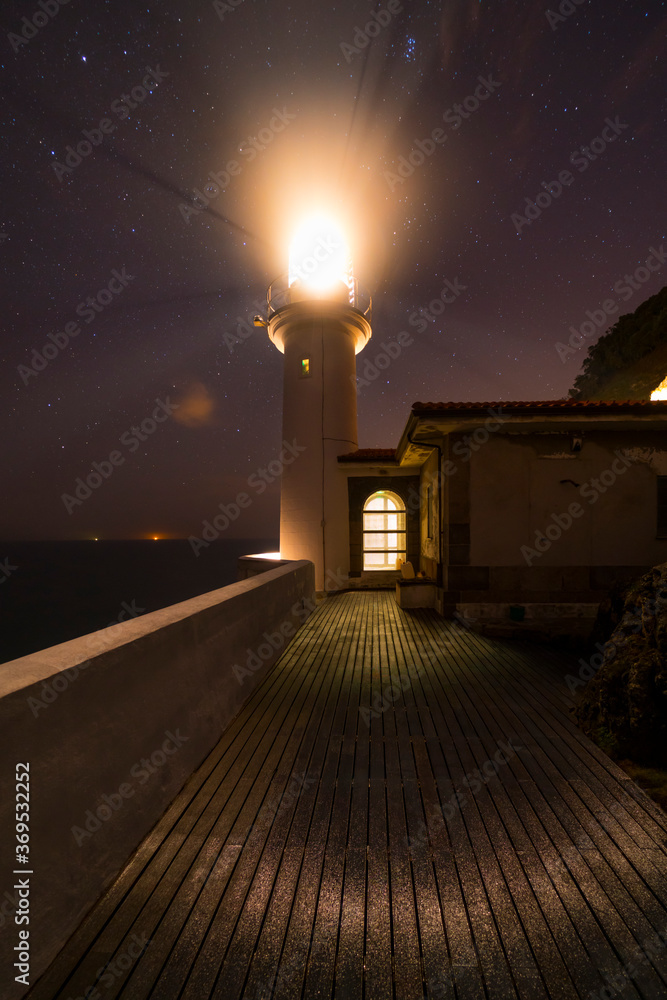El Pescador Lighthouse, Santoña, Cantabrian Sea, Cantabria, Spain, Europe