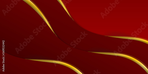 Abstract business elegant background, golden red metallic.