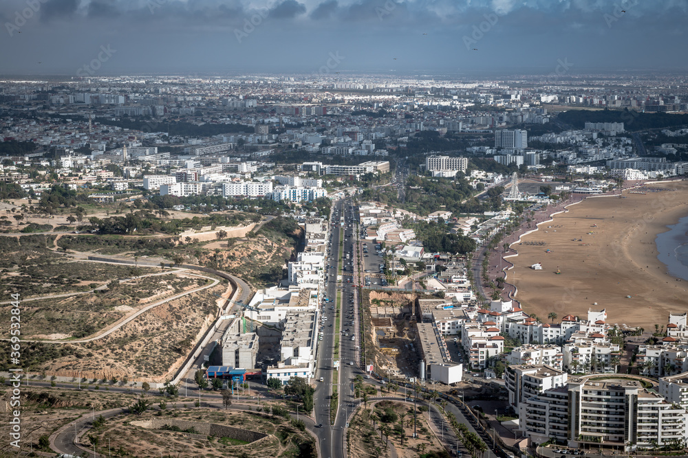 aerial view of Agadir
